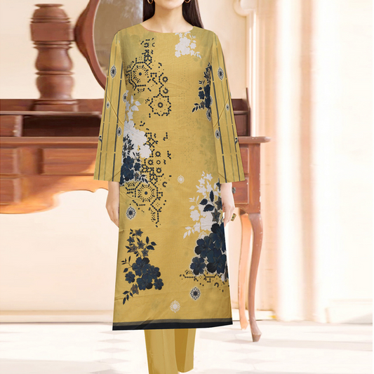 Kurti – 1 Piece Exclusive Printed Lawn Shirt (D3)