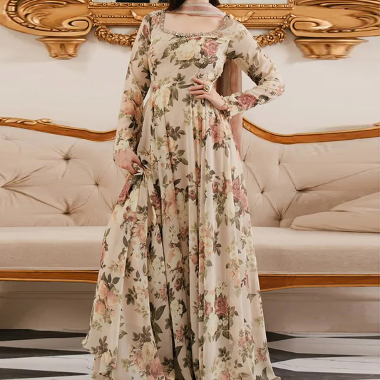 Kurti – 1 Piece Exclusive Printed Lawn Shirt (D4)