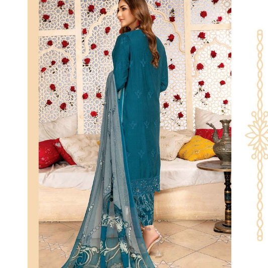 Chickenkari 3- Piece Unstitched Luxury Viscose D3