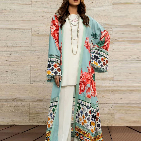 Kurti – 1 Piece Exclusive Printed Lawn Shirt (D7)