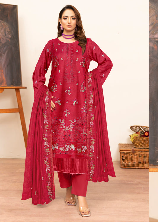 Kyseria – 3 Piece Unstitched Luxury Lawn Ensemble (D1)