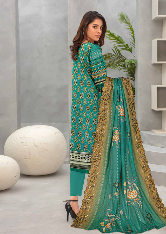 Mah-e-Rooh – 3 Piece Unstitched Digital Lawn Ensemble (D1)
