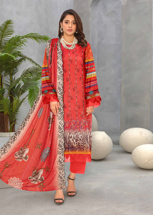 Mah-e-Rooh – 3 Piece Unstitched Digital Lawn Ensemble (D2)