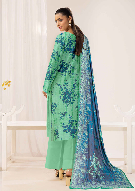 Gulmeena-Exclusive 3 Piece Unstitched Embroidered Winter Dora Suit