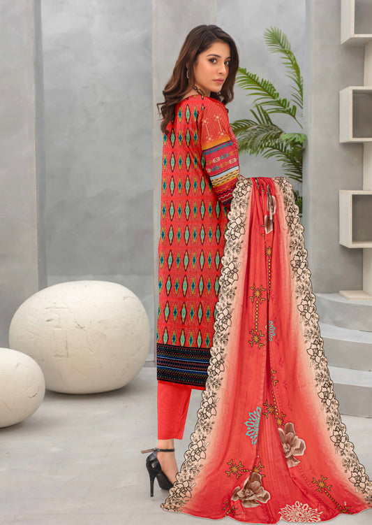 Mah-e-Rooh – 3 Piece Unstitched Digital Lawn Ensemble (D2)