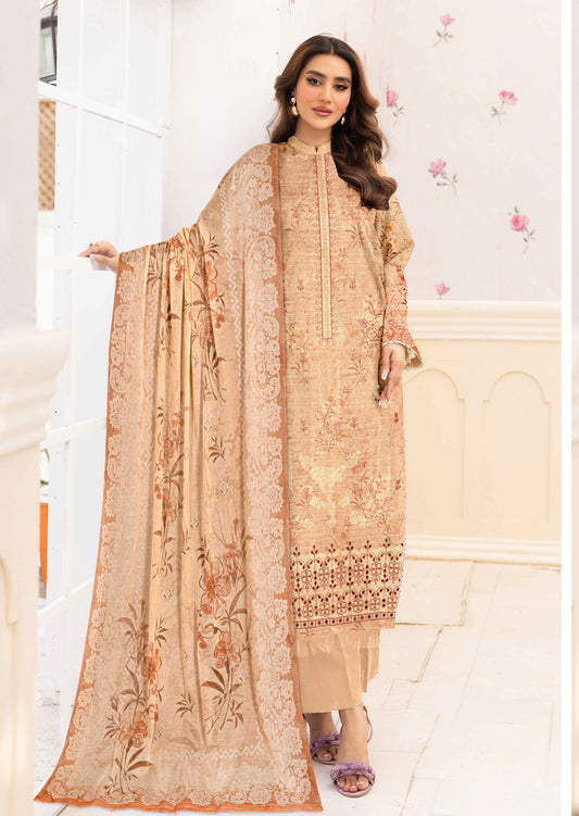 Ayma - 3 Piece Unstitched Digital Lawn Ensemble (D3)