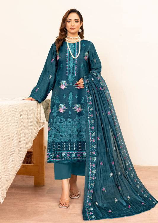 Kyseria – 3 Piece Unstitched Luxury Lawn Ensemble (D4)