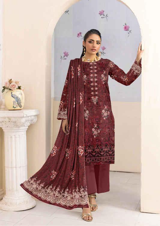 Ayma - 3 Piece Unstitched Digital Lawn Ensemble (D5)