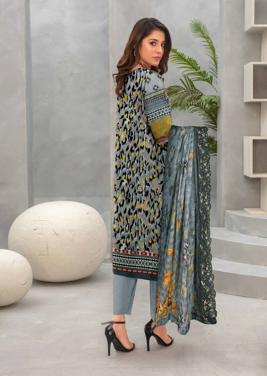 Mah-e-Rooh – 3 Piece Unstitched Digital Lawn Ensemble (D5)