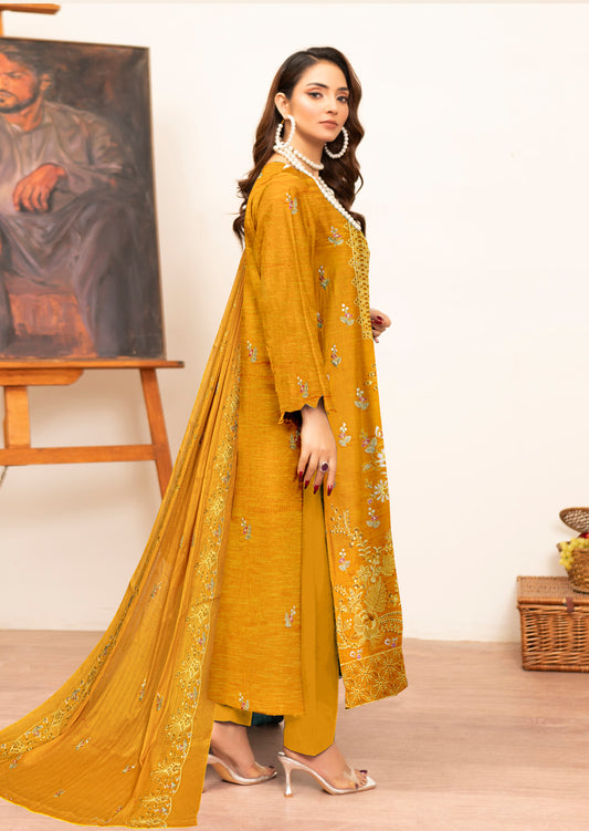 Kyseria – 3 Piece Unstitched Luxury Lawn Ensemble (D5)