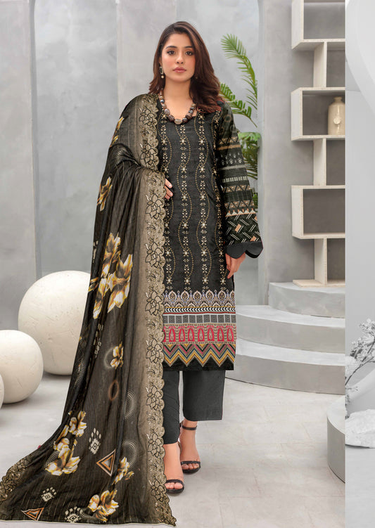 Mah-e-Rooh – 3 Piece Unstitched Digital Lawn Ensemble (D6)