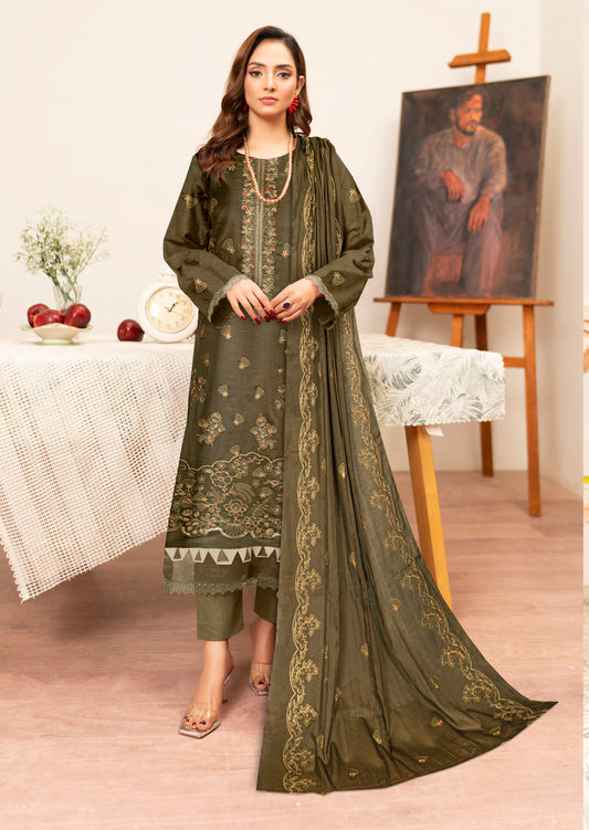 Kyseria – 3 Piece Unstitched Luxury Lawn Ensemble (D6)