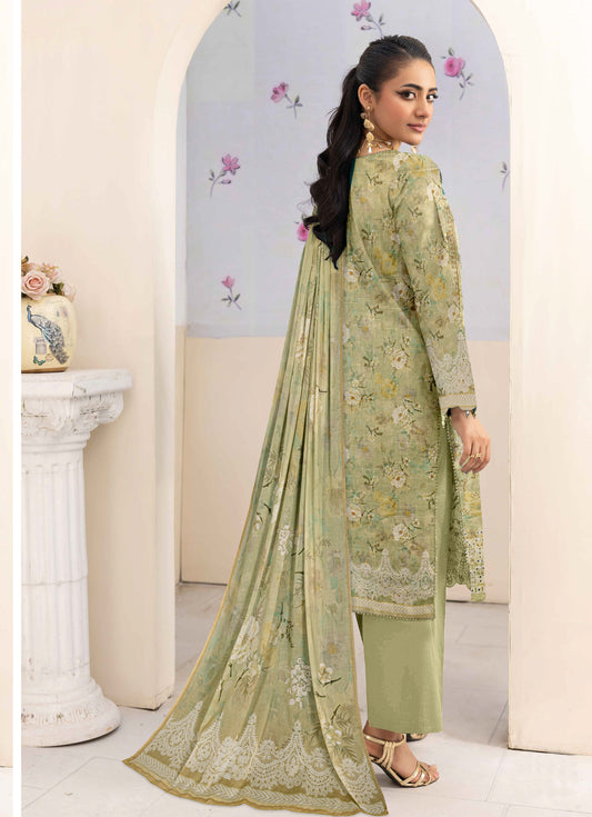 Ayma - 3 Piece Unstitched Digital Lawn Ensemble (D6)