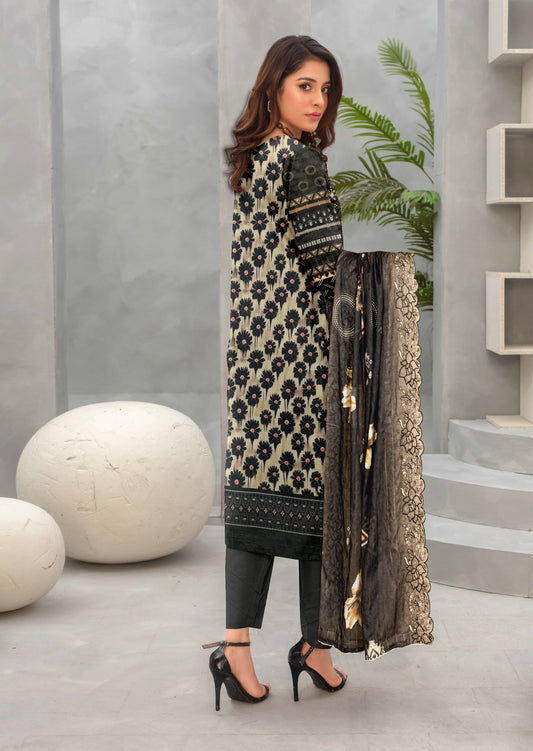 Mah-e-Rooh – 3 Piece Unstitched Digital Lawn Ensemble (D6)