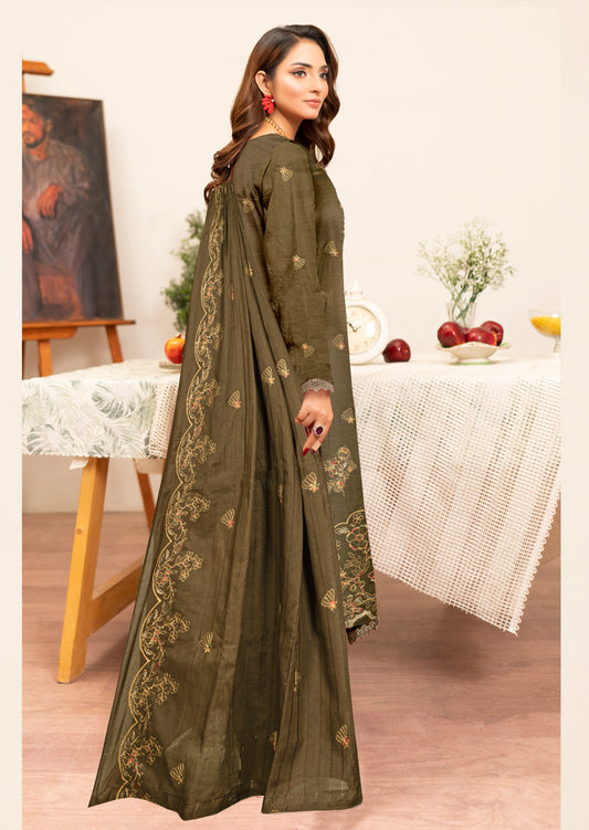 Kyseria – 3 Piece Unstitched Luxury Lawn Ensemble (D6)