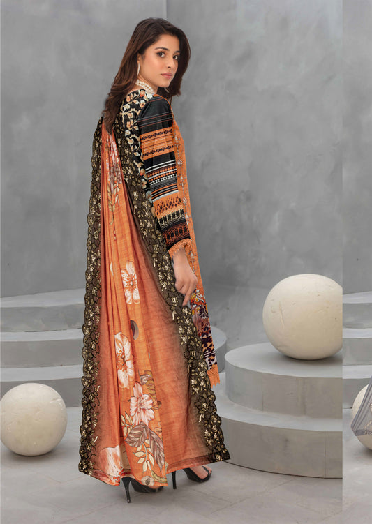 Mah-e-Rooh – 3 Piece Unstitched Digital Lawn Ensemble (D8)