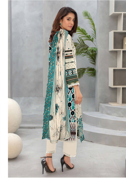 Mah-e-Rooh – 3 Piece Unstitched Digital Lawn Ensemble (D9)